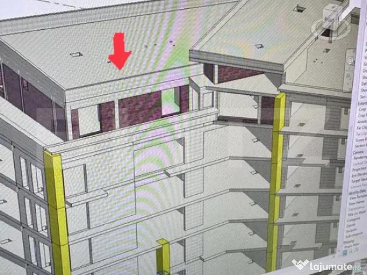 Penthouse 90 mp utili, terasa 40 mp, zona Tudor, Skyline - 1