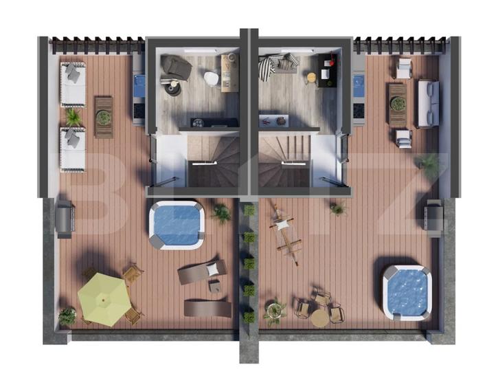 Casa moderna cu terasa panoramica si garaj dublu – confort, intimitate - 5