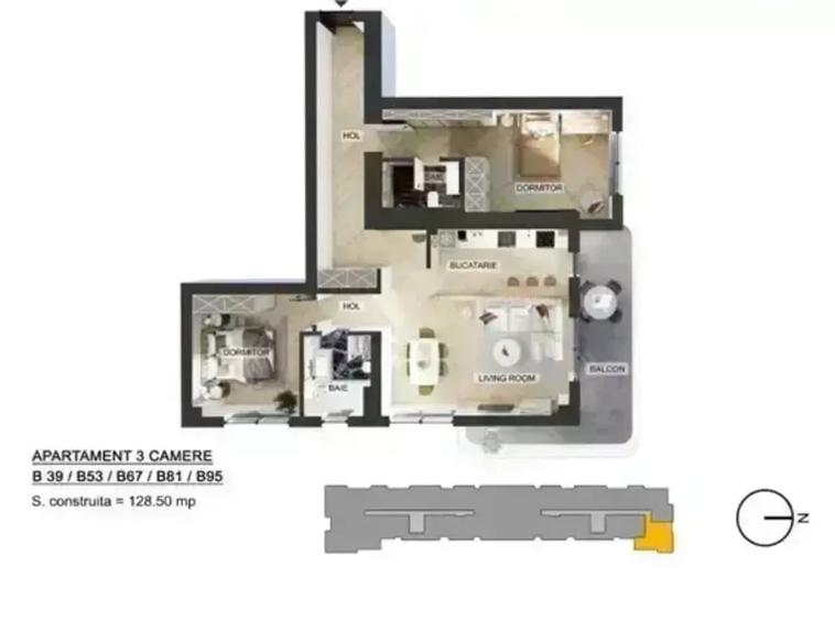 Apartament 3 camere Pipera -Rond OMV - 7