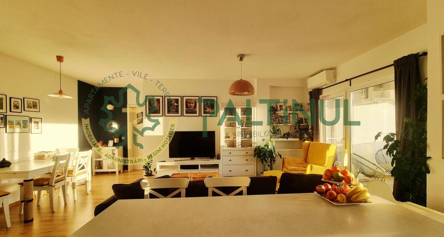 Apartament 3 camere de vânzare – etaj 3, mobilat, terasă cu priveliște – Cartier - 4