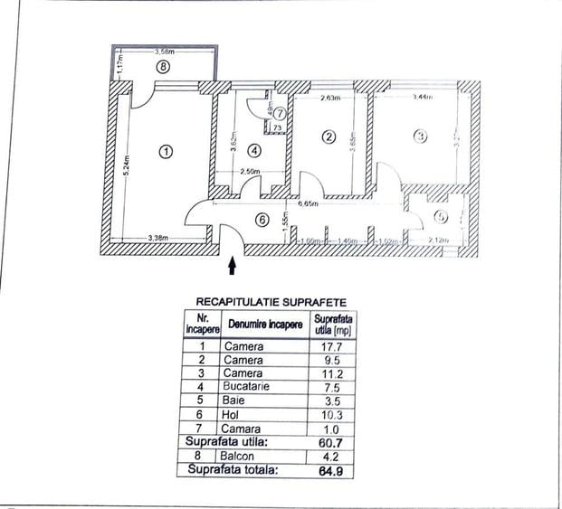 Apartament 3 camere de vanzare Drumul Taberei, Valea Ialomitei - 1