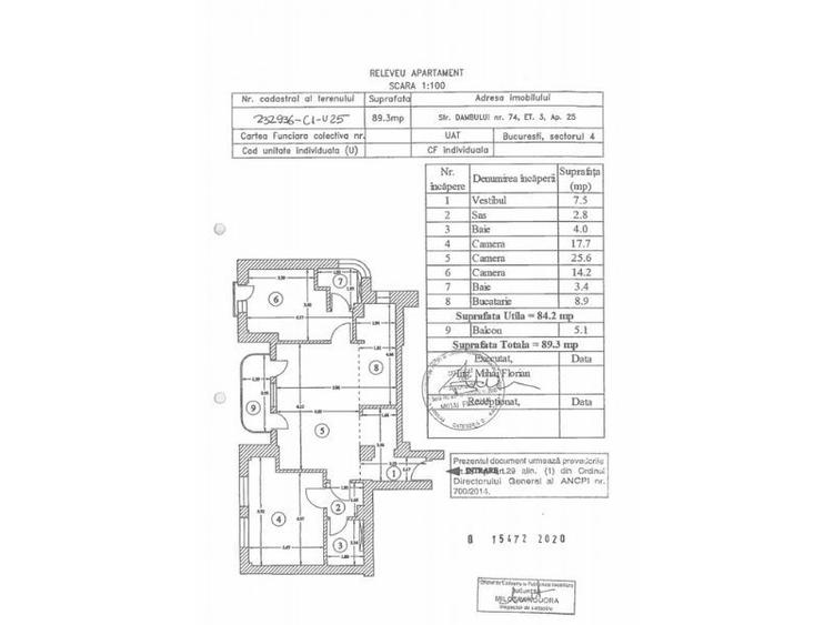 Parcul Tineretului: 3 Camere Str. Dambului, 74 In mijlocul naturii - 2