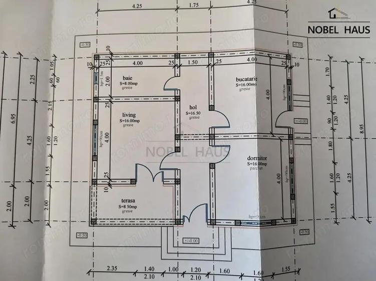 Casa noua si teren intravilan 646 mp, Bogdanesti, comuna Falciu - 2