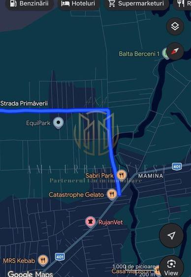 Teren intravilan comuna Berceni 305 mp 20500eur - 2