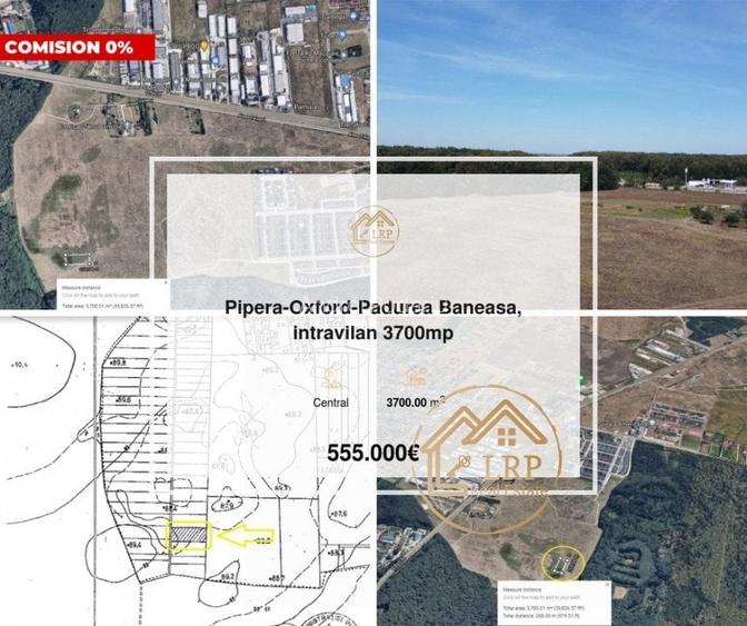 Pipera-Oxford-Padurea Baneasa, intravilan 3700mp