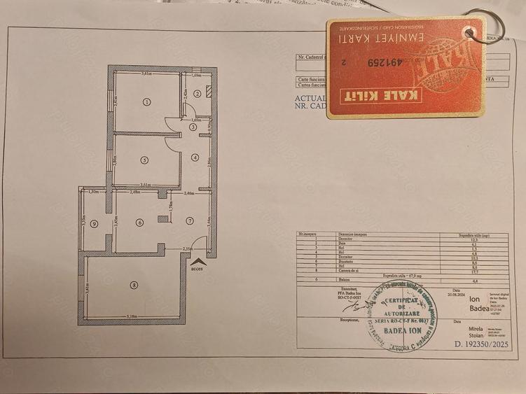 Apartament 3 camere, cf.0 , 73 m2 , Et2 4 zona Dacia, Constanta - cu loc de parcare - 4