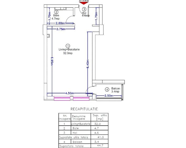 Garsoniera spatioasa langa Lacul Pipera, zona OMV Pipera - 4