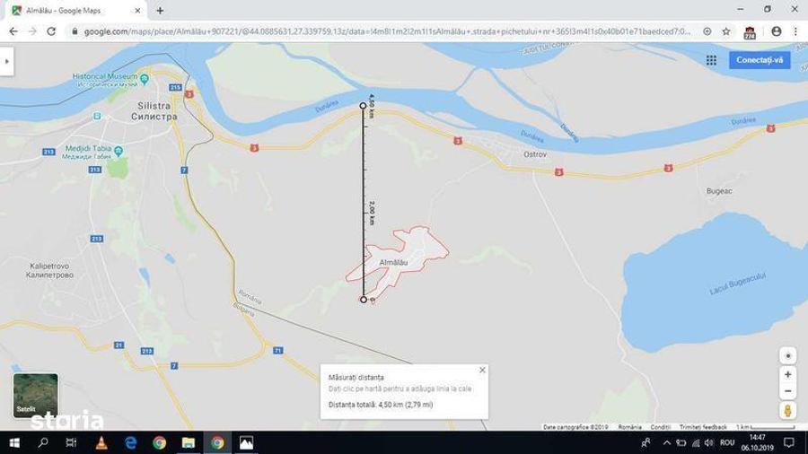 Teren intravilan 8861m - ideal pt ferma, sere - Com Ostrov Sat Almalau - 3