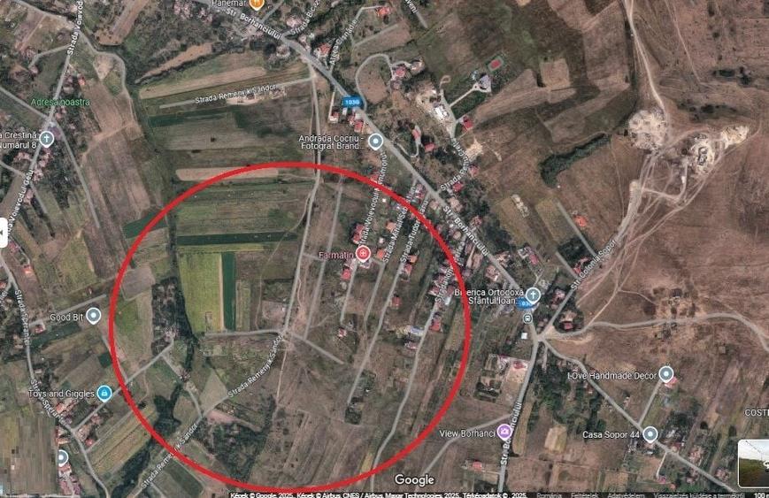 Teren intravilan Fara PUZ in Borhanci, zona de case,  Remenyik Sandor - 1