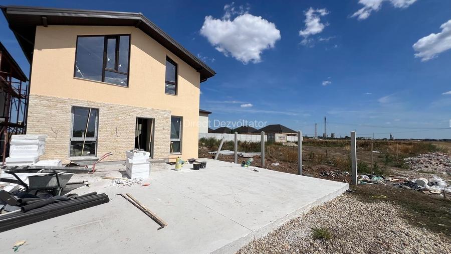 Vilă individuală cu 3 dormitoare și 2 băi | 100 mp utili | Domnești – Strada For