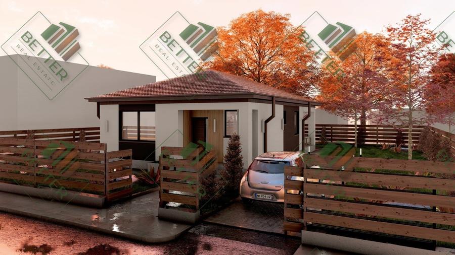 Casă Parter – 3 Camere | Complex Privat | Teren 350 mp | Comuna Berceni - 1