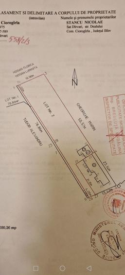 Teren intravilan 1030 mp - Darvari (Ciorogarla). - 3