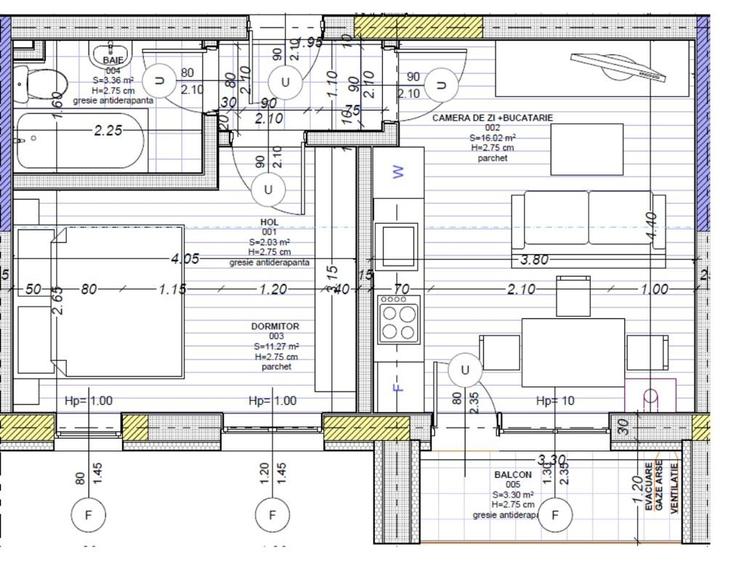 Studio 41 mp – 58.000  – Militari Residence, Chiajna, etaj 3/6 - 6
