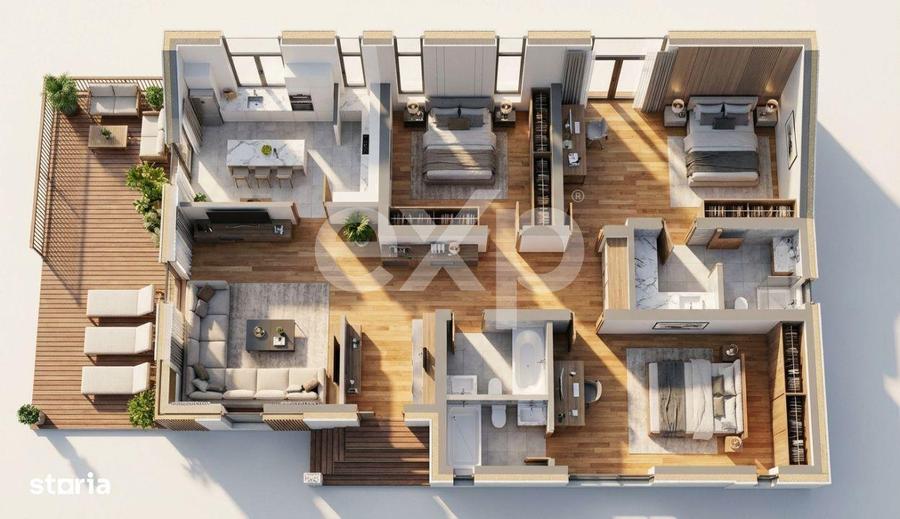 Casa individuala 4 camere langa PADUREA Trivale | Teren 540 mp | TVA i - 2