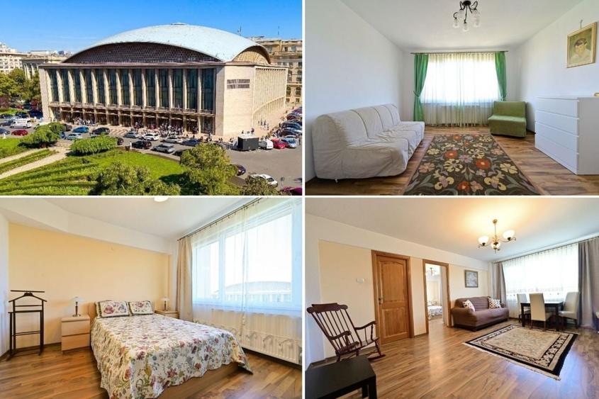 Apartament cu 3 camere semidecomandat în Sala Palatului