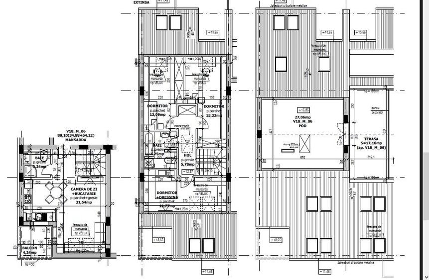 Penthouse deosebit pe 3 etaje cu priveliste zona Coresi - 7