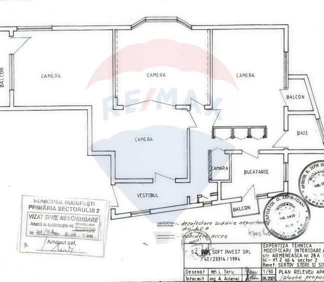 Inchiriere apartament 4 camere Armeneasca, 100mp- birouri Armeneasca - 3