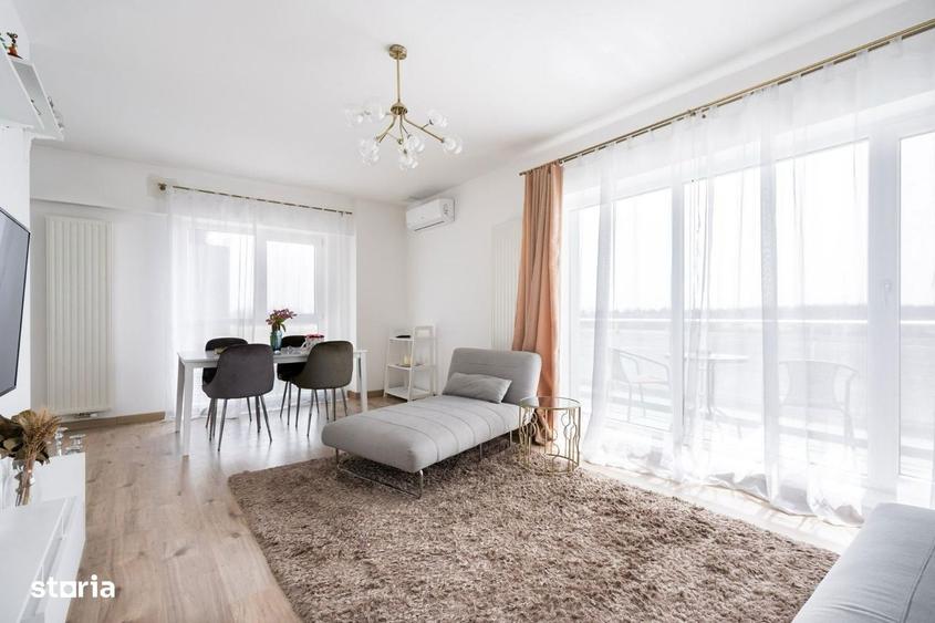 Apartament de 3 camere cu terasa ?i aer condi?ionat in Pipera - 9