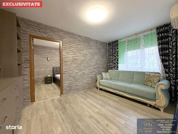 Apartament cu 3 camere, mobilat în Micro 19