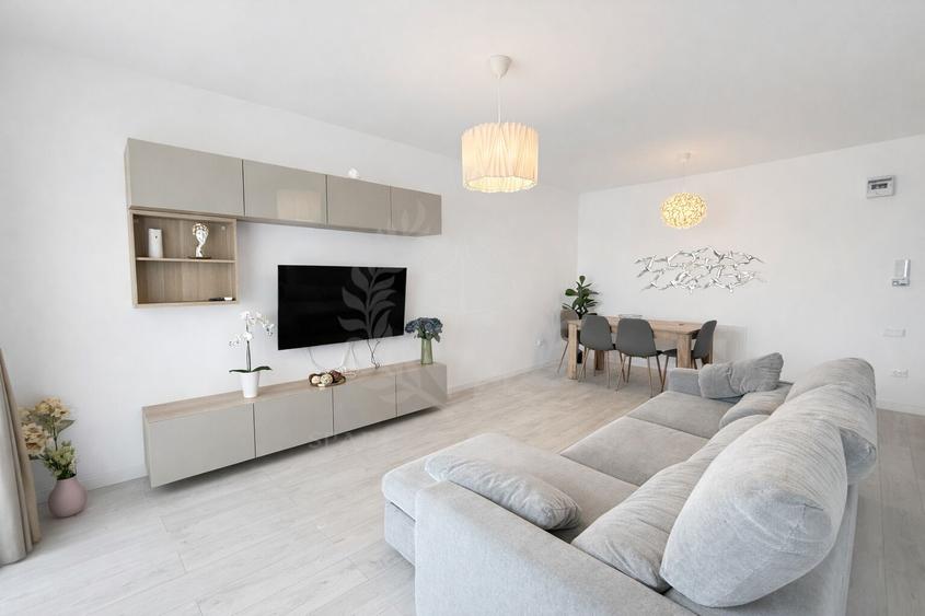 Apartament cu 2 camere decomandat, mobilat în Cantacuzino