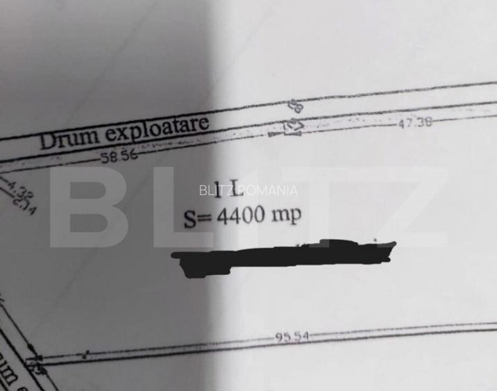 Teren de 44 ari in zona Subcetate