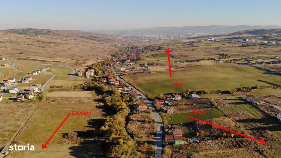 Teren Valea Chintaului 490/493 mp extravilan, curent la 1 metru - 1