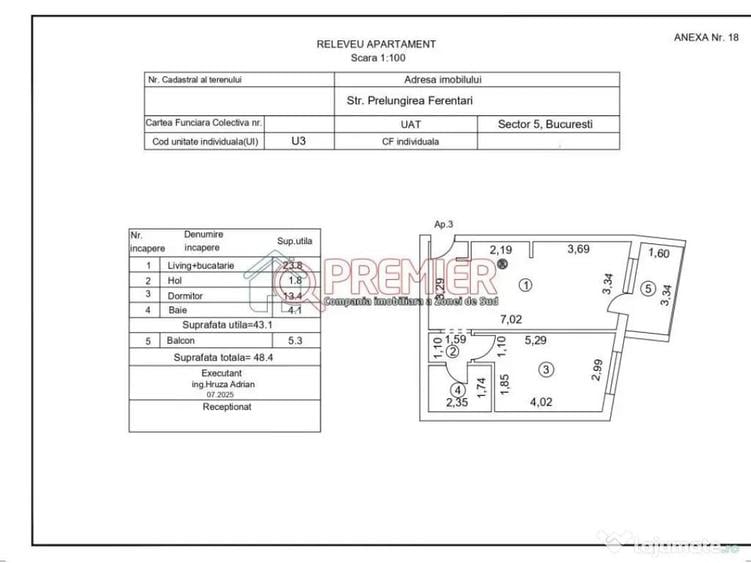 Studio 48,4 mp - Decomandat - Toporasi Residence - 6