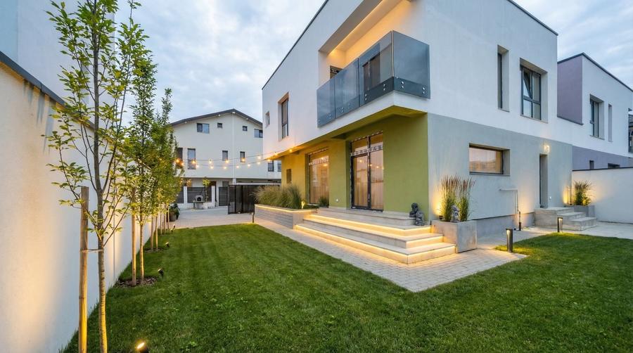 Casa individuala cu 4 camere in stil mediteranean. Comision 0 - 3