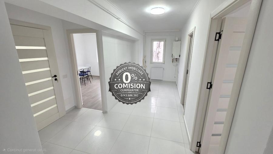 Apartament cu 3 camere, etaj 3, renovat total, VASLUI zona CENTRU-AUROCOR; - 2