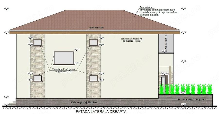 Casa din caramida de vanzare|234 mp|teren 335 mp | 150. Techirghiol - 6