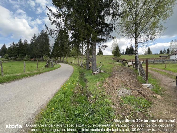 Teren la asfalt si priveliste frumoasa, 1000mp, Neagra Sarului - 2