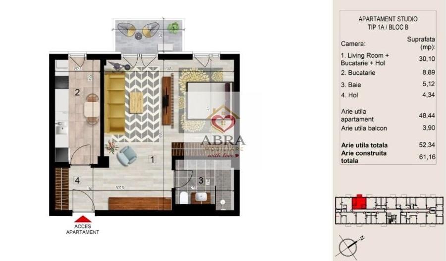 Apartament studio 2/ 3/ 4 camere cu parcare zona Baneasa - 2
