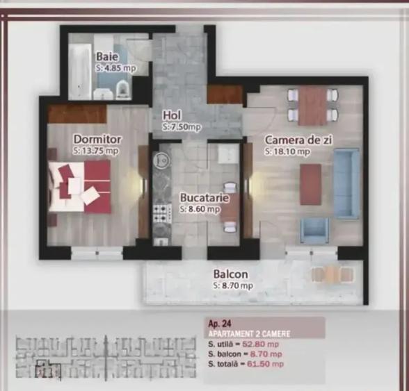 Apartament 2 camere decomandat Theodor  Pallady parcul Teilor - 6