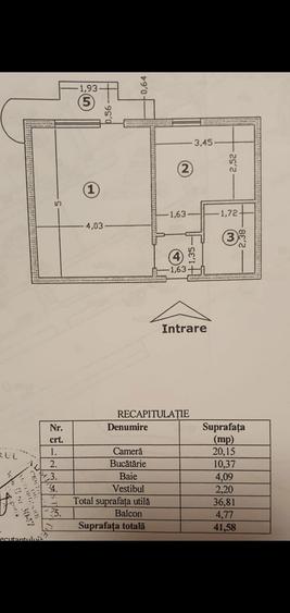 Vand garsoniera cf 1 decomandata - 2