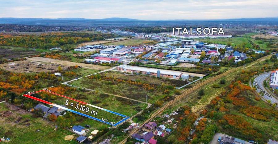 TEREN cuprins in PUZ- zona Fan Curier Baia Mare - 1