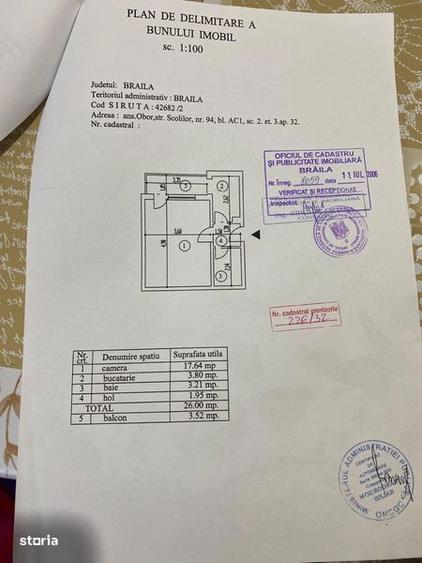 Vand Garsoniera str Scolilor - 1