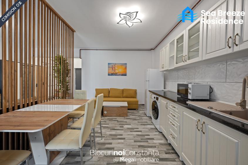 ✅La mare: Studio mobilat și utilat · Sea Breeze Residence | Preț final - 4