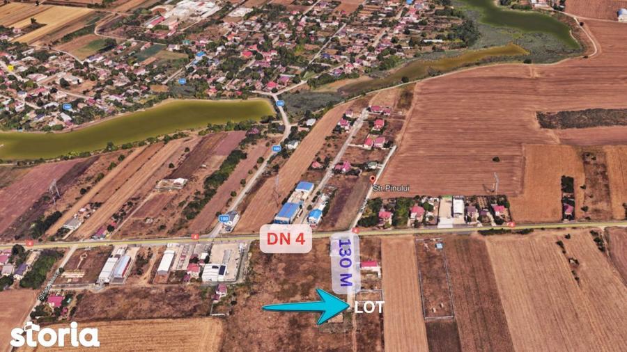 Teren de vanzare Frumusani Orasti. 150 metri de la DN. - 3