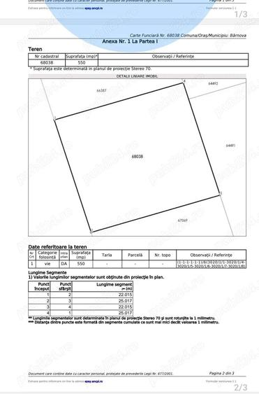 Teren 550 mp Intravilan Bucium Visani - 5