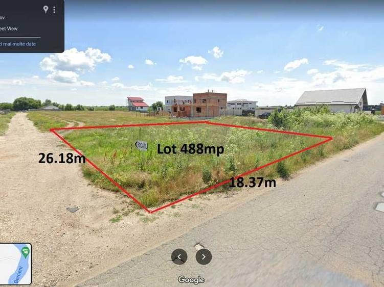 Teren 488mp Vidra Soseaua Principala dintre Berceni si Dobreni 90 euro - 5