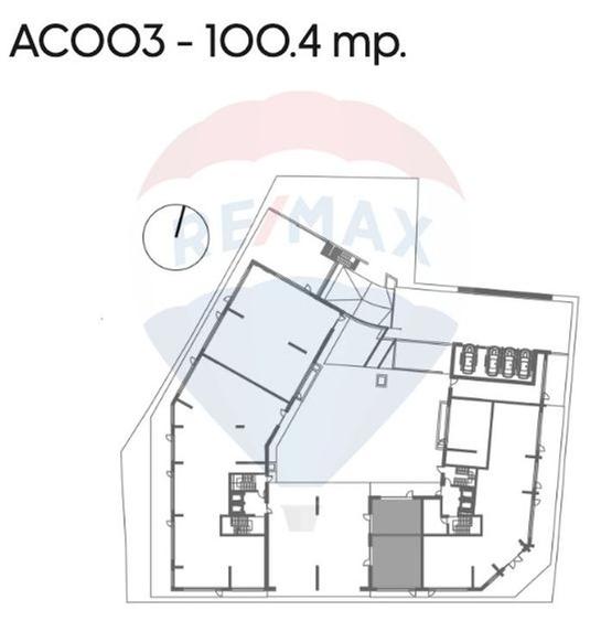 Spațiu comercial / birouri de vânzare  (100.4 mp)– zona centrală - 2