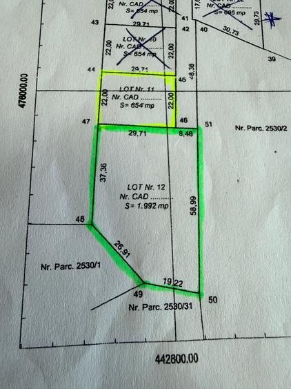 🏡 teren pentru cabane Sibiu, 1992 mp, Dealul Daii, direct de la proprietar - 1