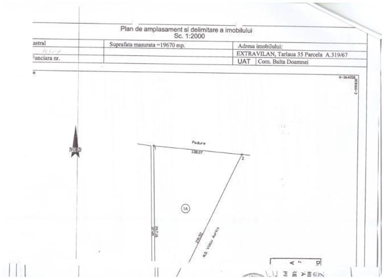 Vand teren 2 ha cu deschidere spre padure. - 6