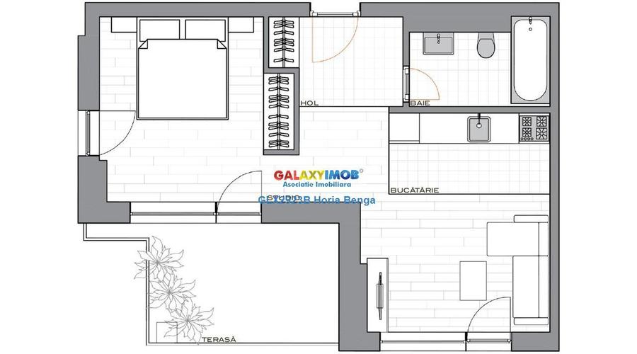 Vanzare apartament tip Studio Pipera Avangarde 11 COMISION 0 !!! - 8