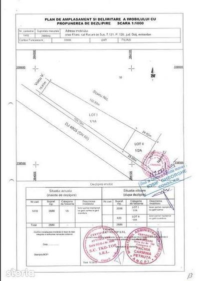 Intravilan Filiasi, 104m deschidere la DE70, 2056mp, 100m de Rompetrol - 6
