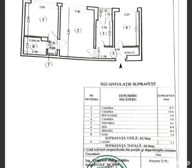 De vanzare apartament 2 camere zona Drumul Taberei aleea Pravat