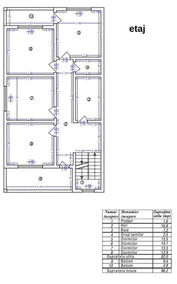 Casă S+P+E+M, 5 dormitoare, mansardă 85 mp, garaj – zona Brâncoveanu - 17