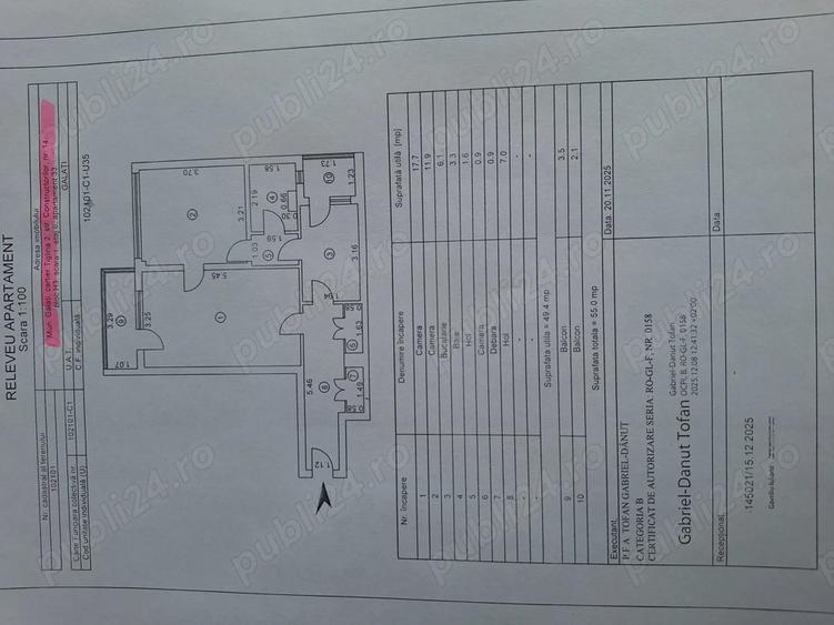 Persoana fizica vand 2 apartamente de 2 camere, alaturate ,Tiglina 2 - 1