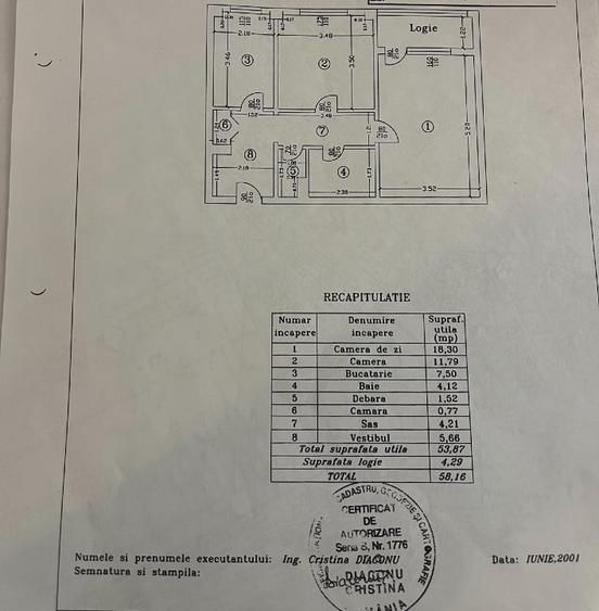 Apartament 2 camere de vânzare Turda- Domenii - 11