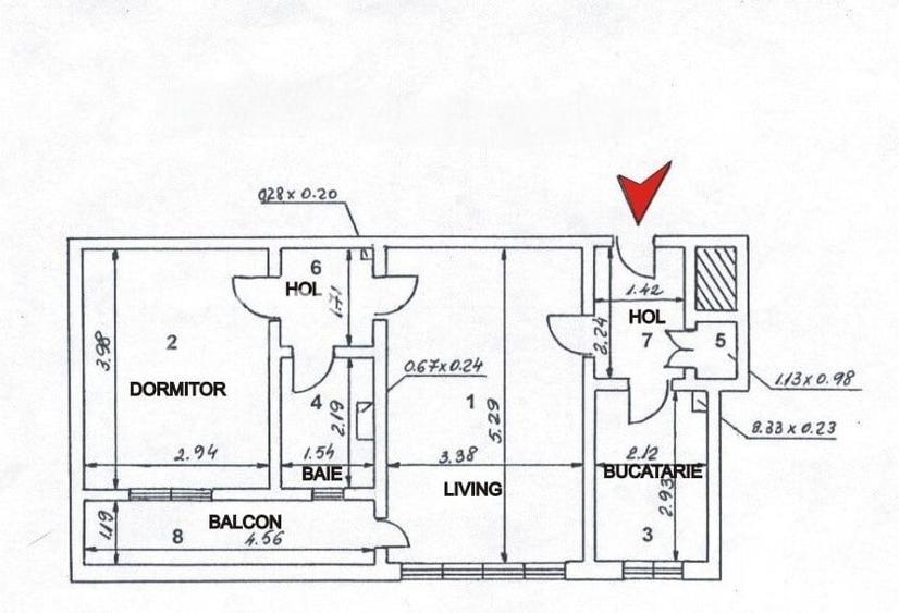 2 Camere + 1 Balcon | 3 min Metrou Raul Doamnei | Etaj 8/10 - 8
